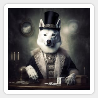 Poker Dog Sticker